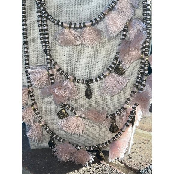 Bluma Project Luna Tassel Necklace -- 20" - Picture 3 of 8